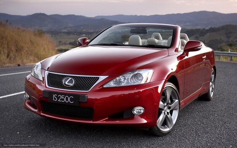 Red Lexus Is 250c — Serene