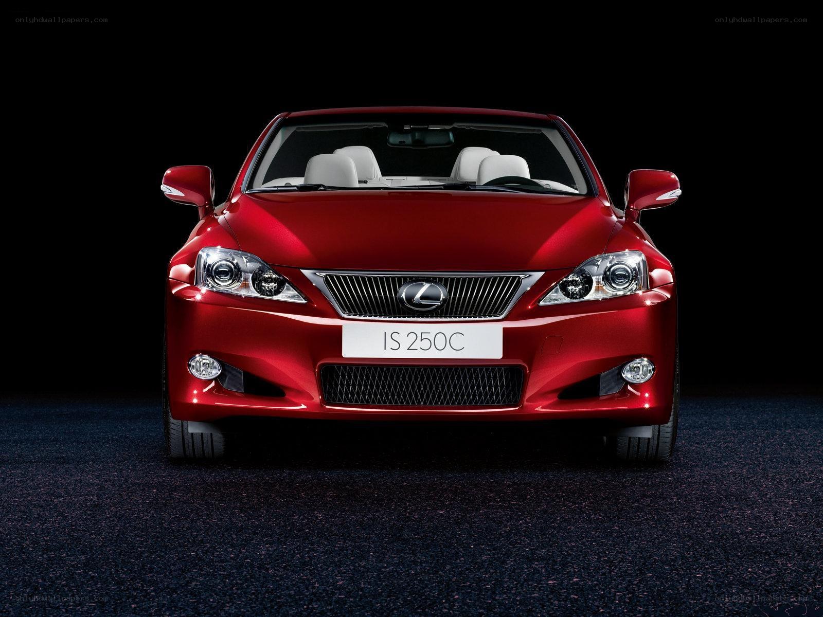 Red Lexus IS 250C