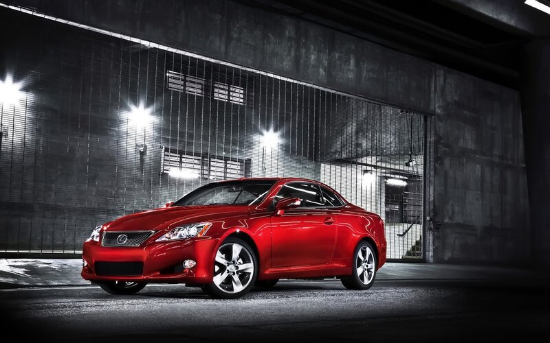 Red Lexus IS Coupe