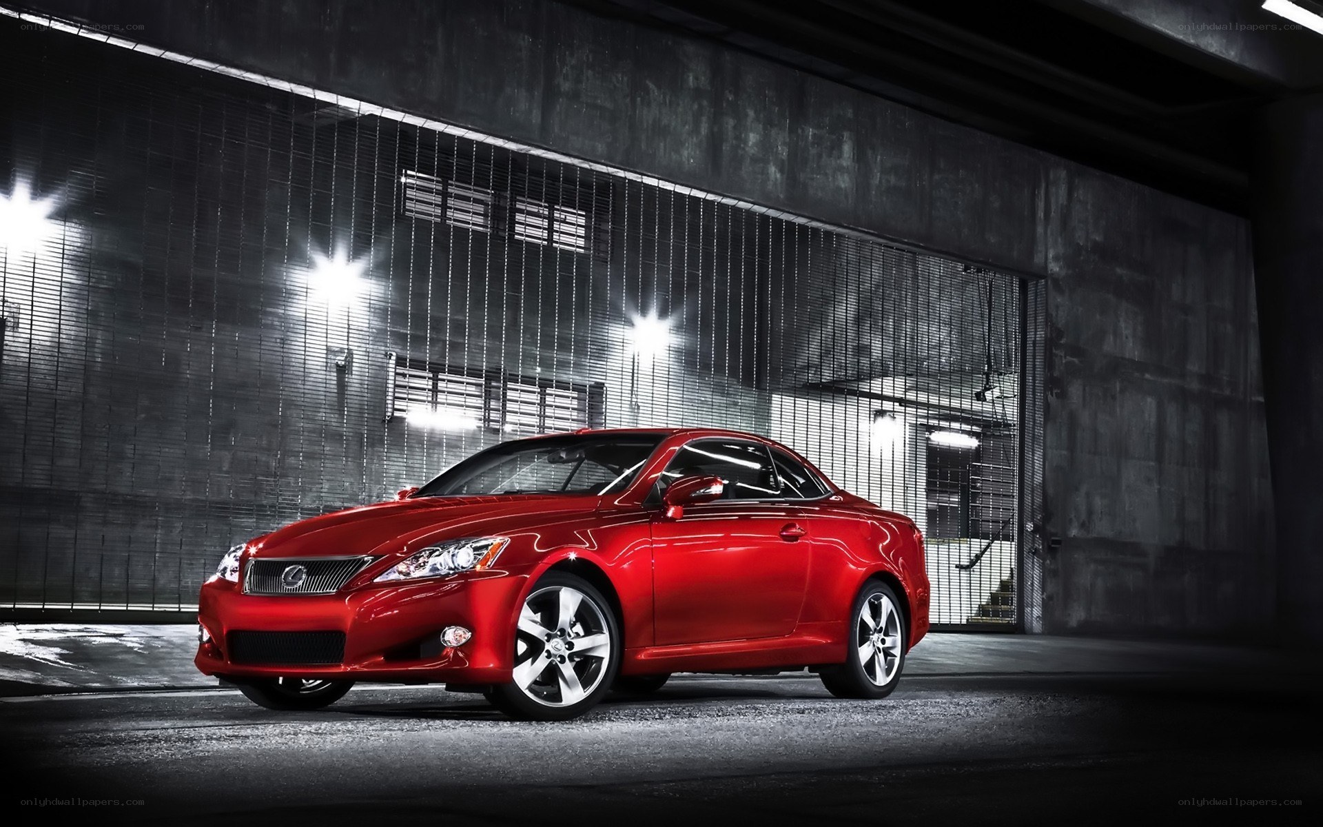 Red Lexus IS Coupe