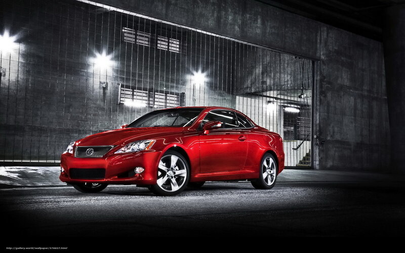 Red Lexus IS Coupe