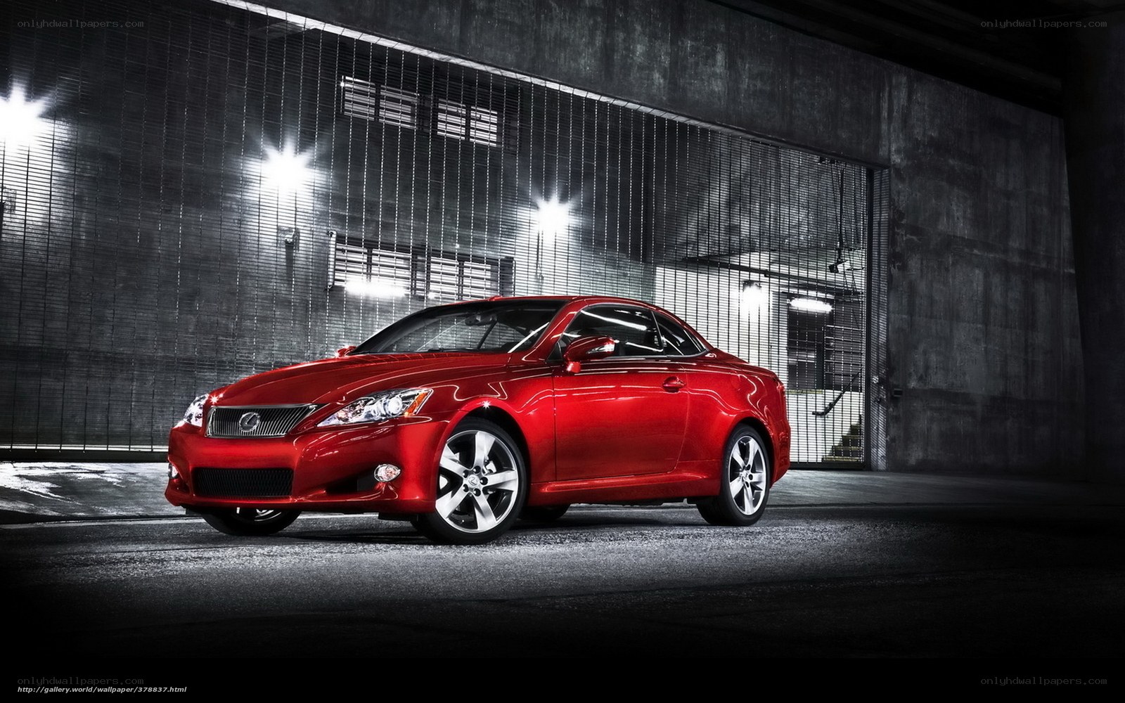Red Lexus IS Coupe