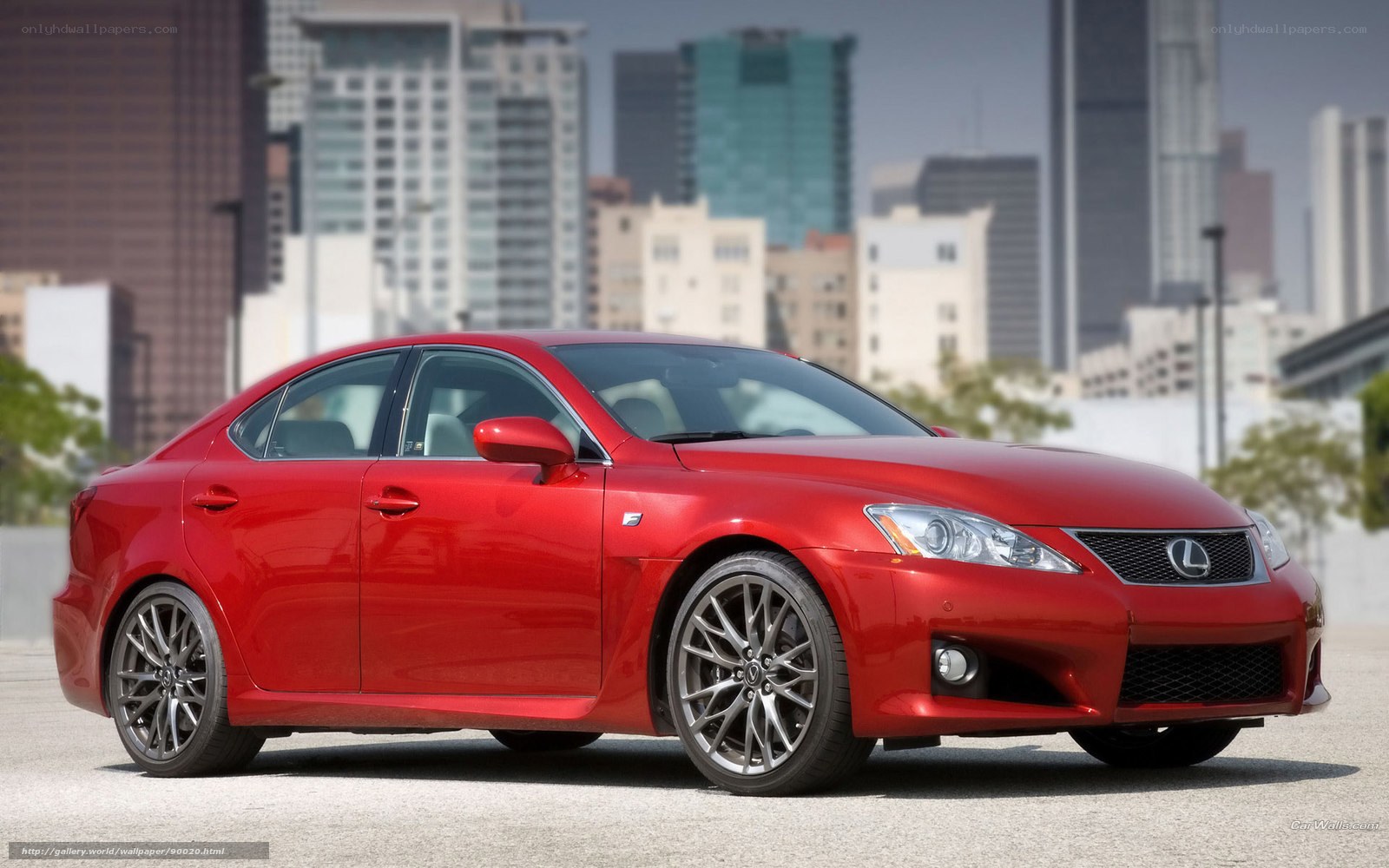 red lexus is250 sedan