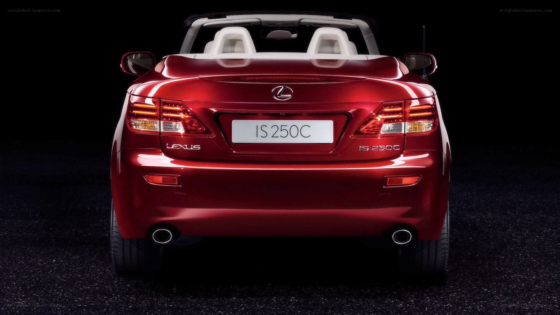 red lexus is250c convertible