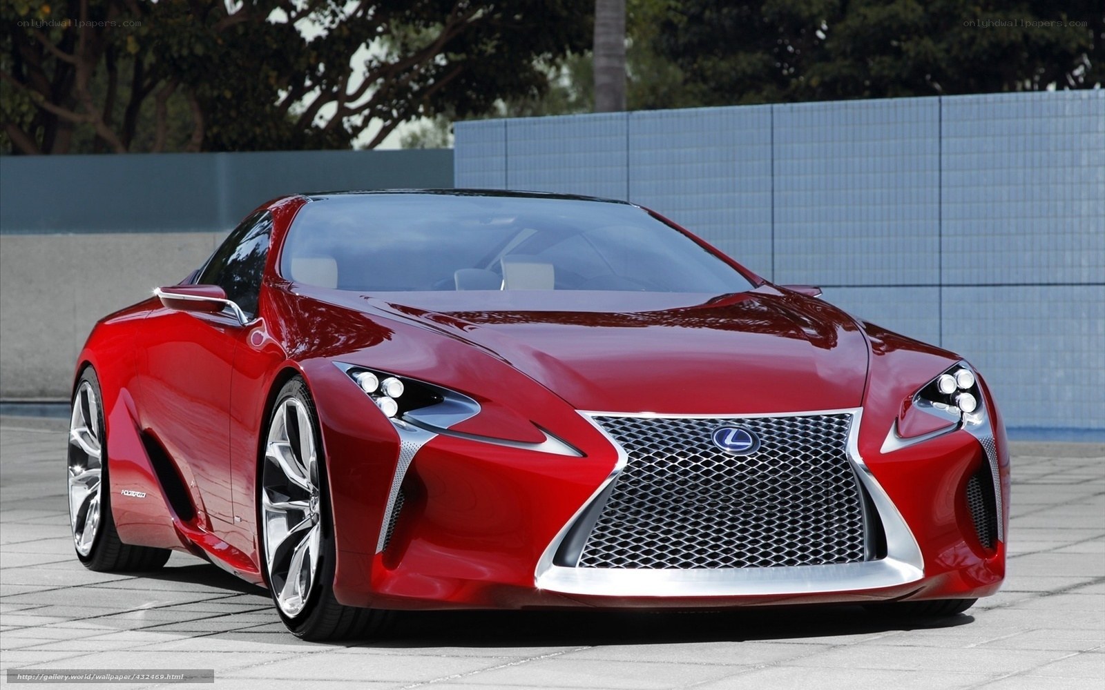 Red Lexus LF-LC Concept