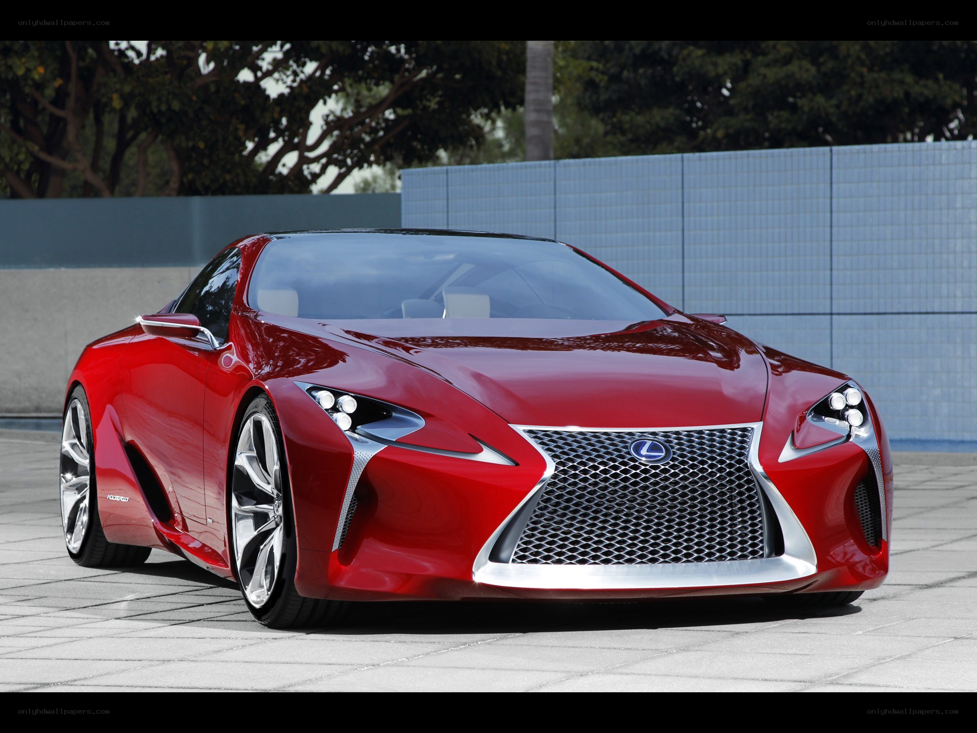 Red Lexus LF-LC Concept