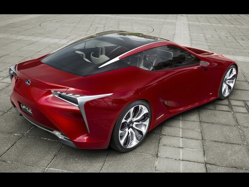 Red Lexus LF-LC Concept
