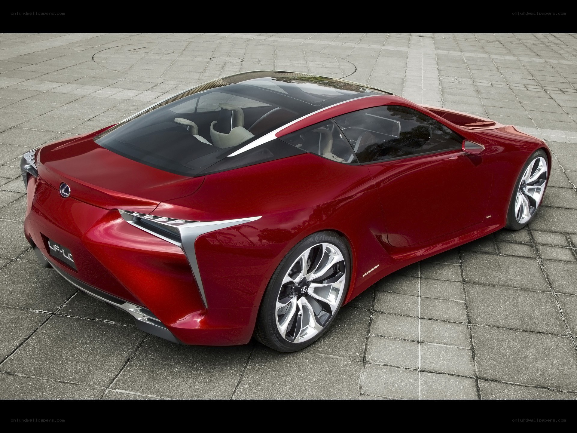 Red Lexus LF-LC Concept
