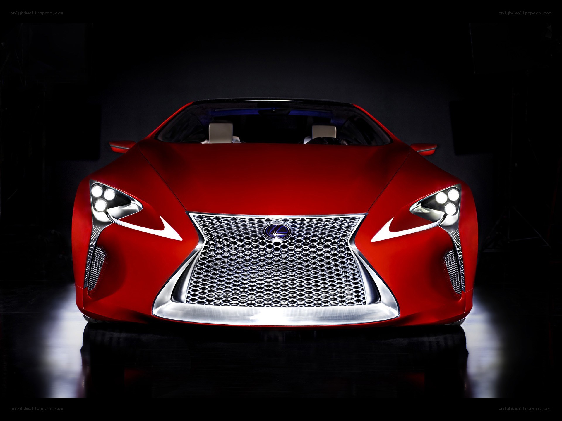Red Lexus LF-LC Concept