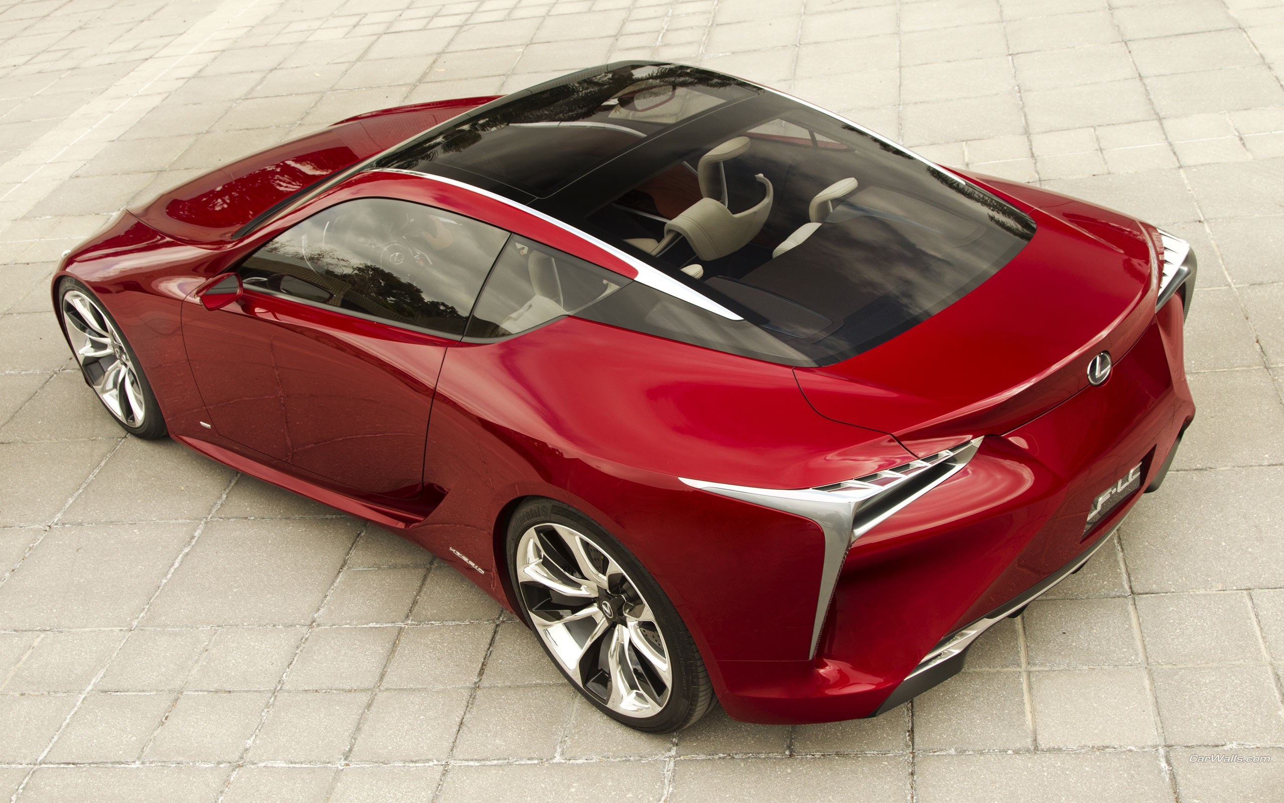 Red Lexus LF-LC Concept