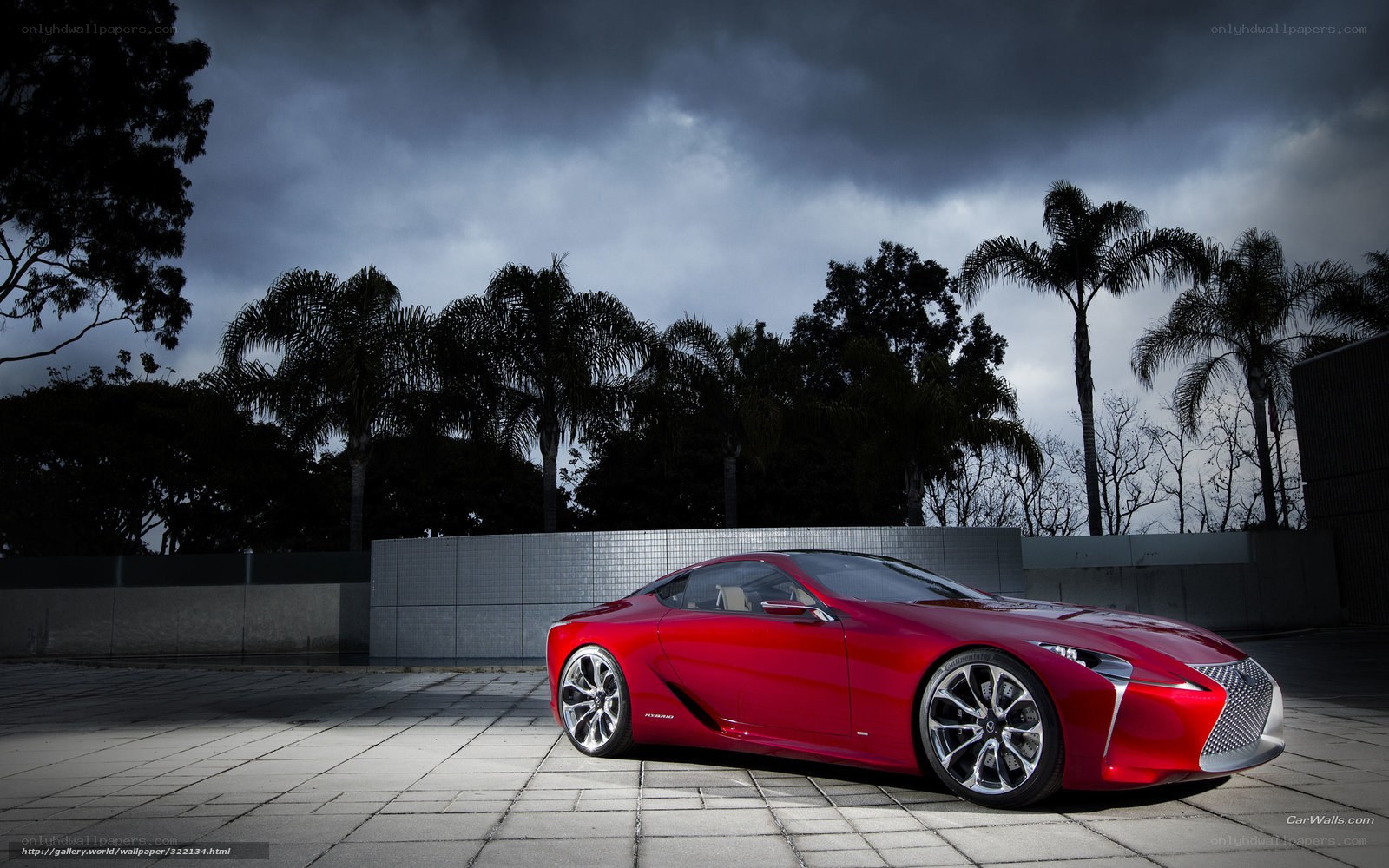Red Lexus LF-LC Concept