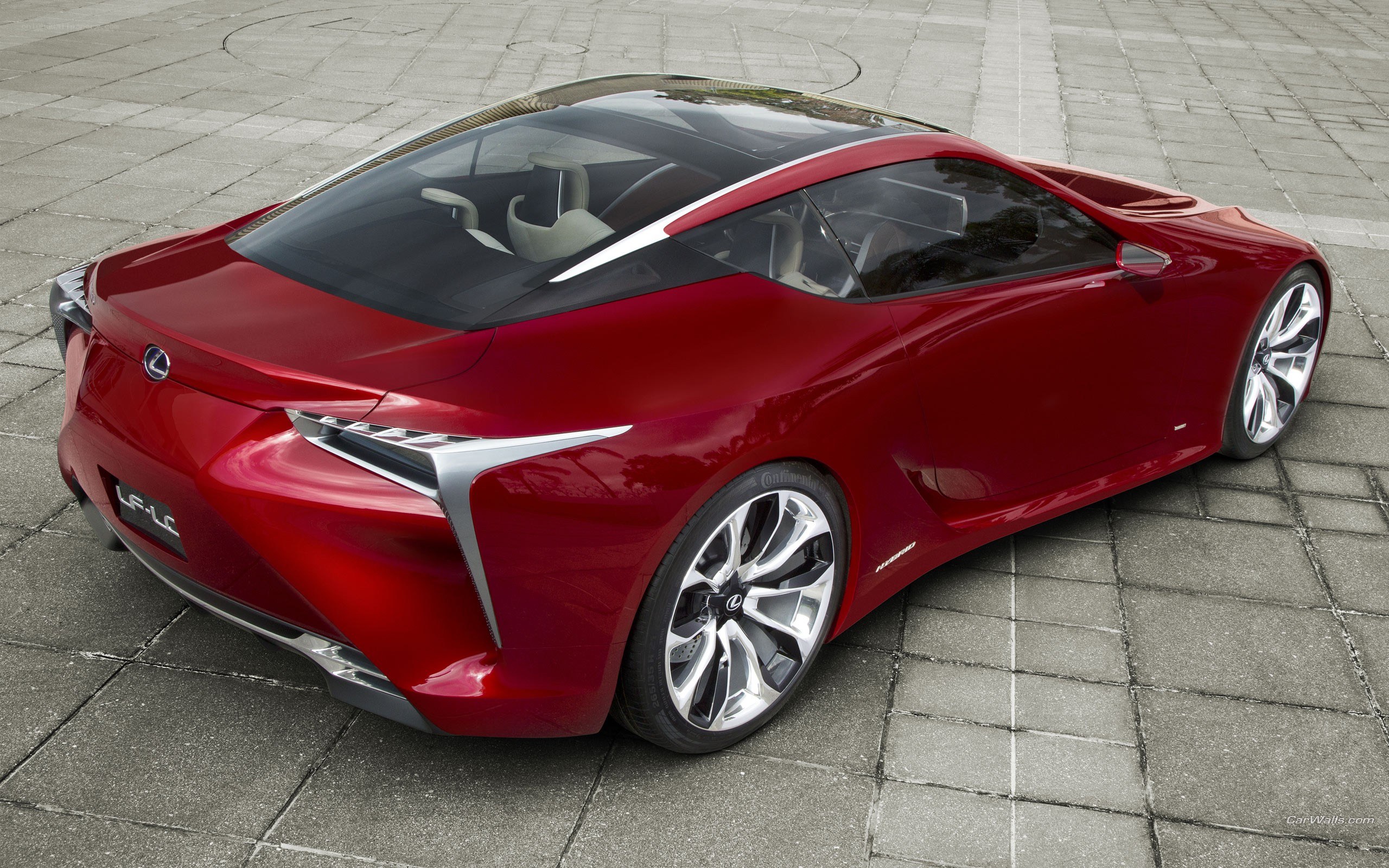 Red Lexus LF-LC Concept