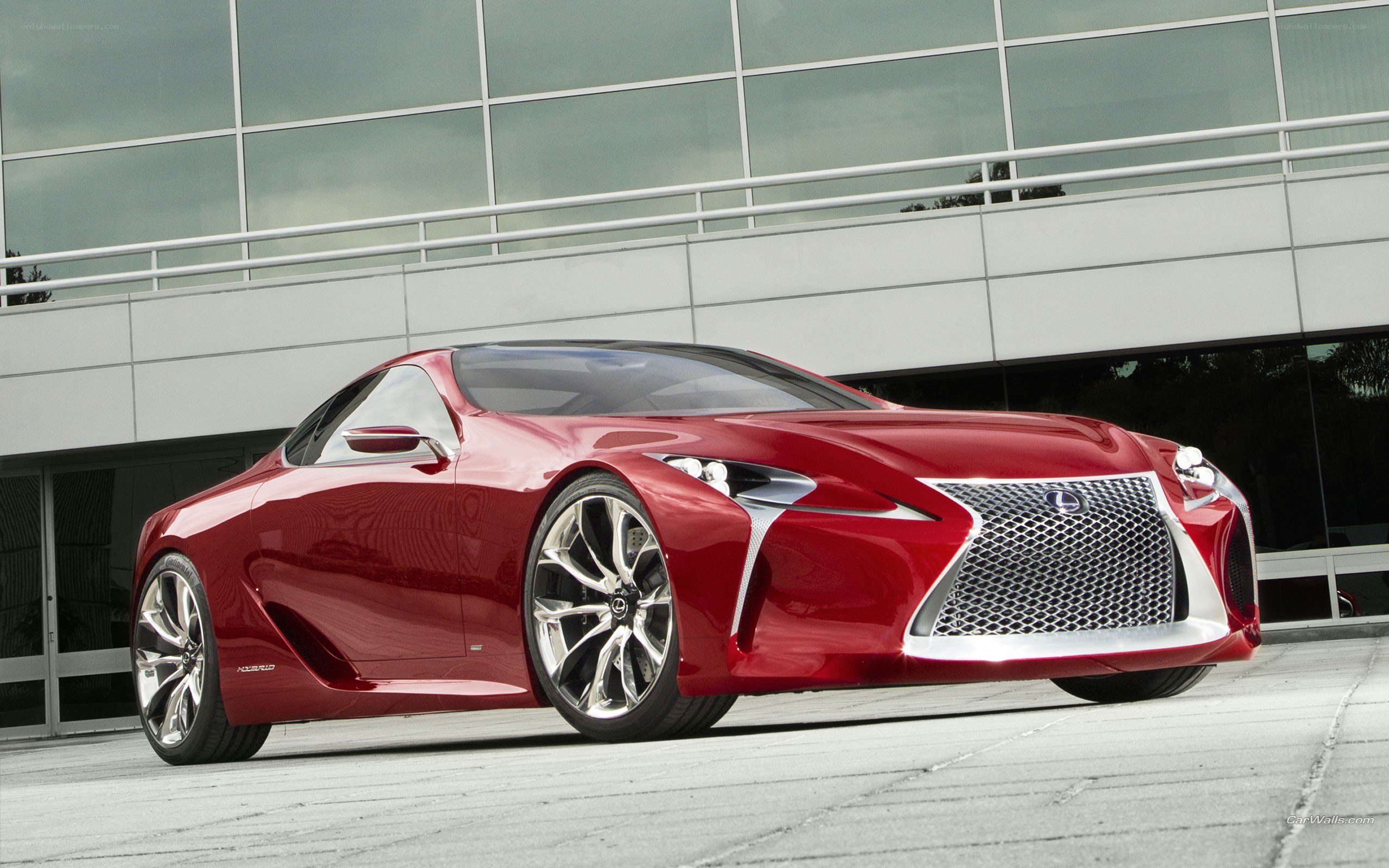 Red Lexus LF-LC Concept