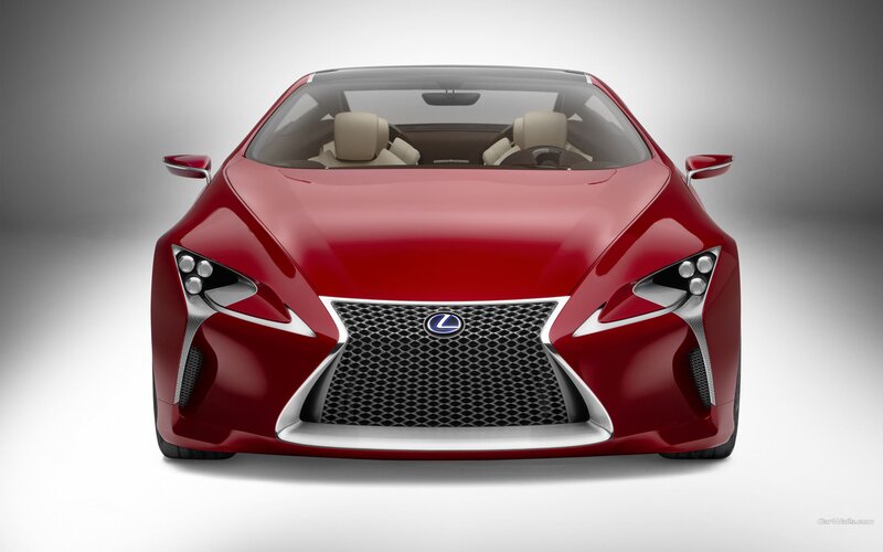 Red Lexus LF-LC Concept