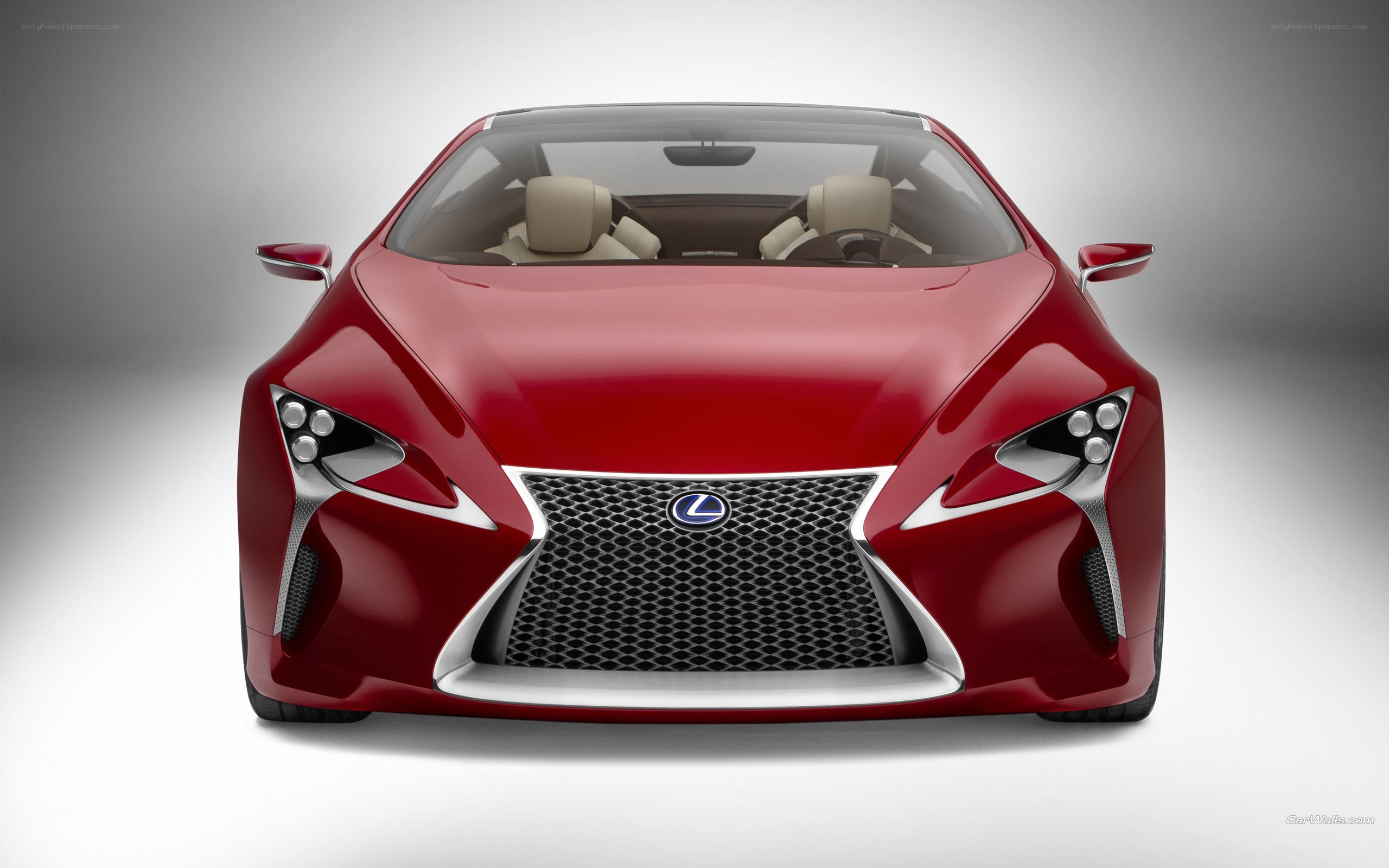 Red Lexus LF-LC Concept