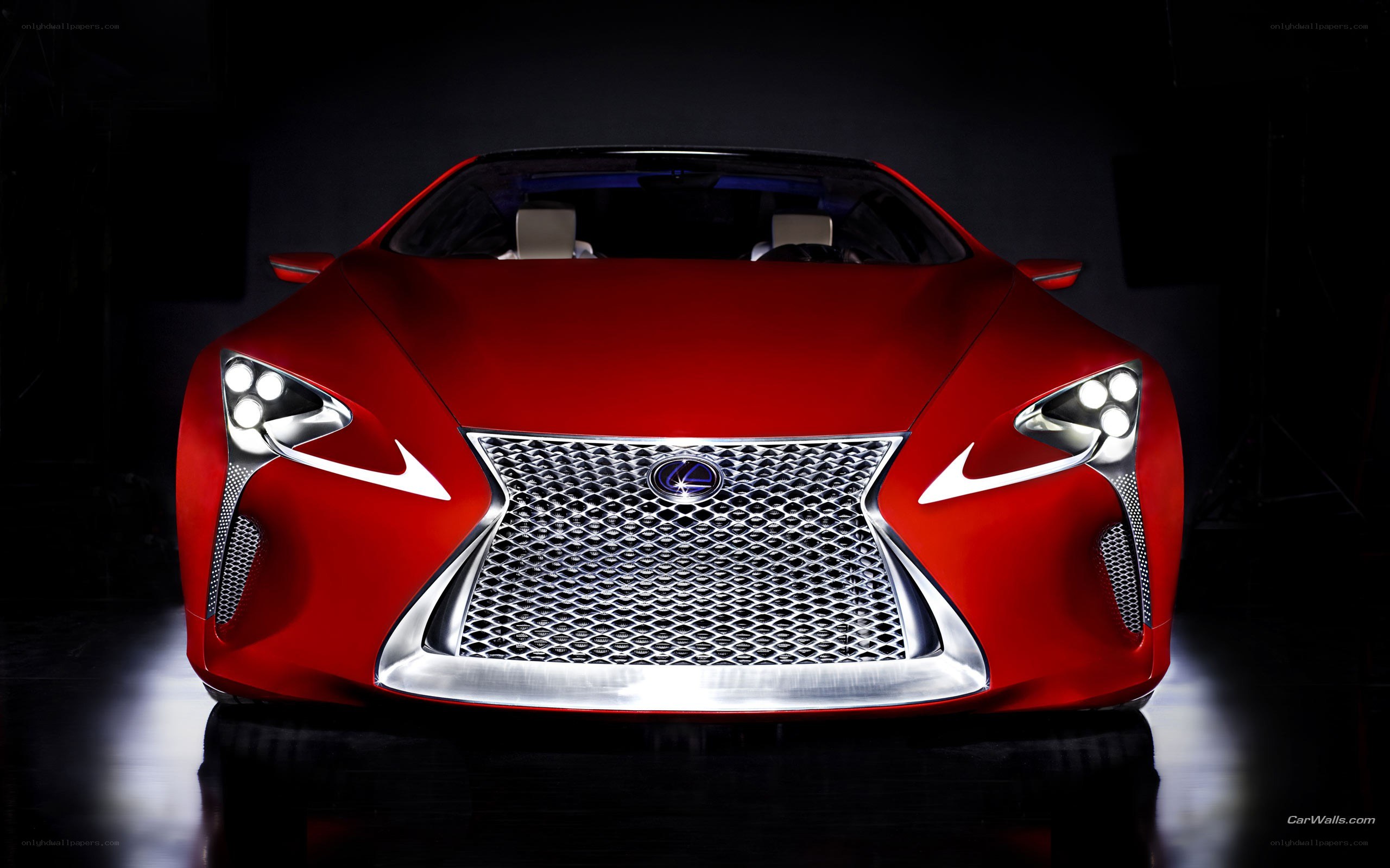 Red Lexus LF-LC Concept