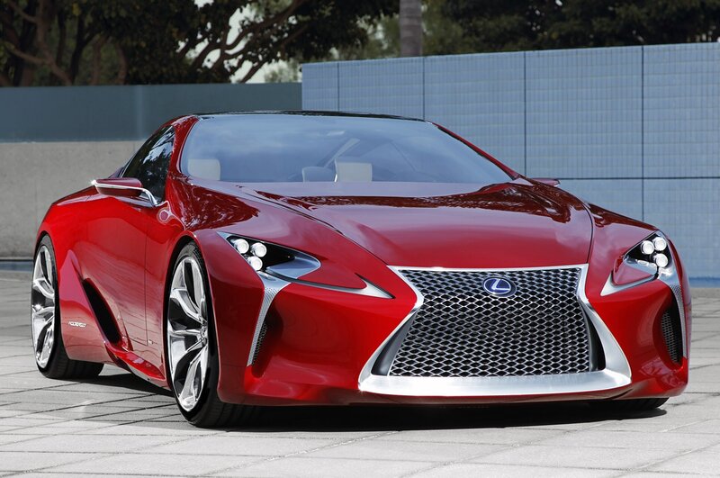 Red Lexus LF-LC Concept