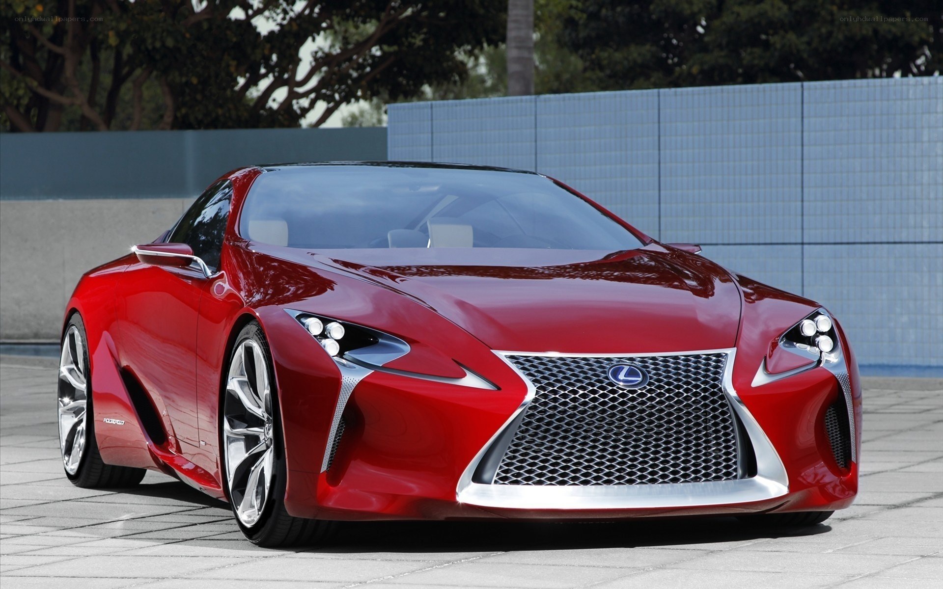 Red Lexus LF-LC Concept