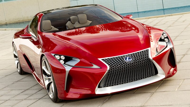 Red Lexus LFA Concept