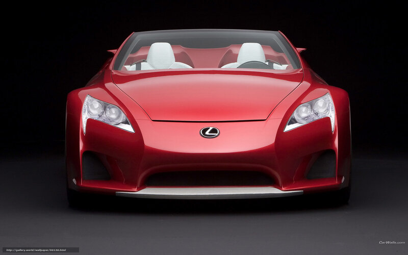 Red Lexus LFA Concept