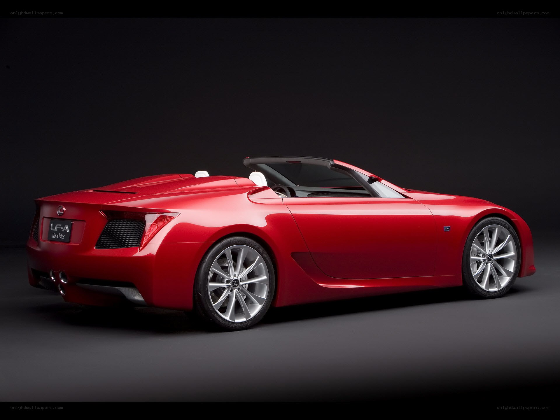 Red Lexus LFA Roadster