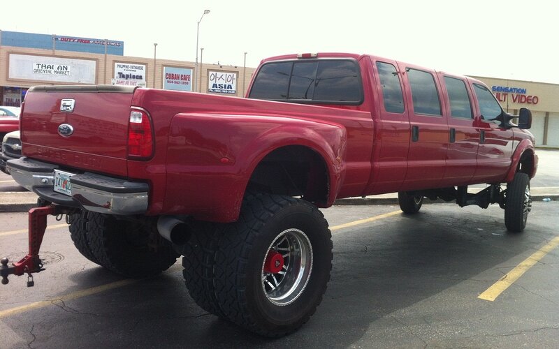 Red Lifted Truck — Neutral
