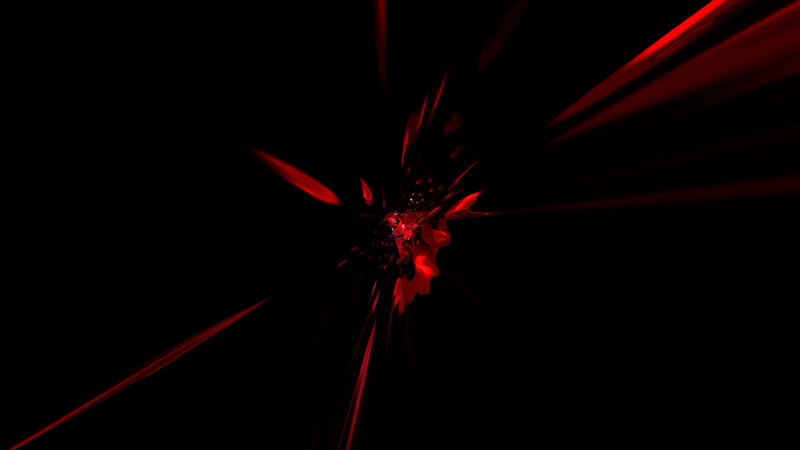 Red Light Burst — Black, Dramatic