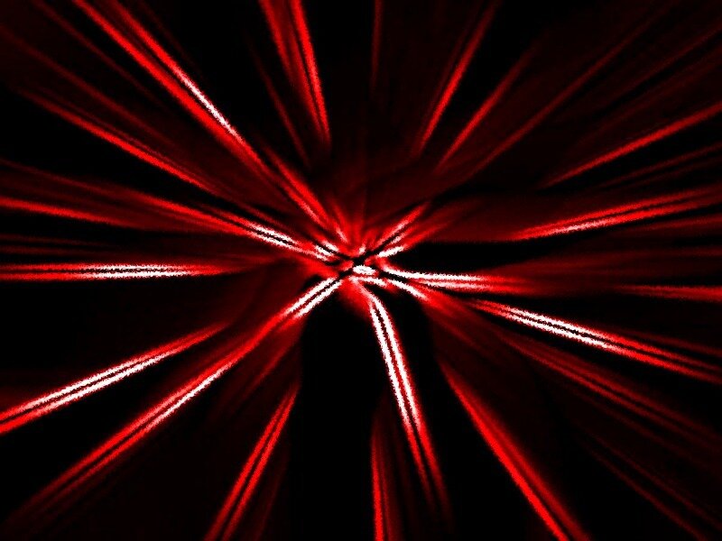 Red light burst effect
