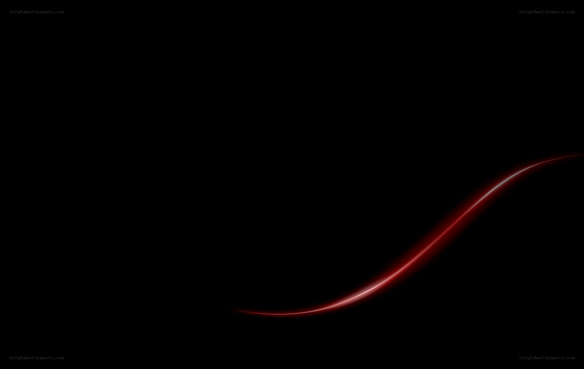 red light curve on black