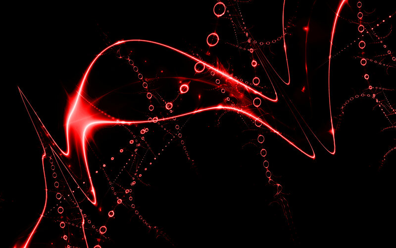 Red light fractal art