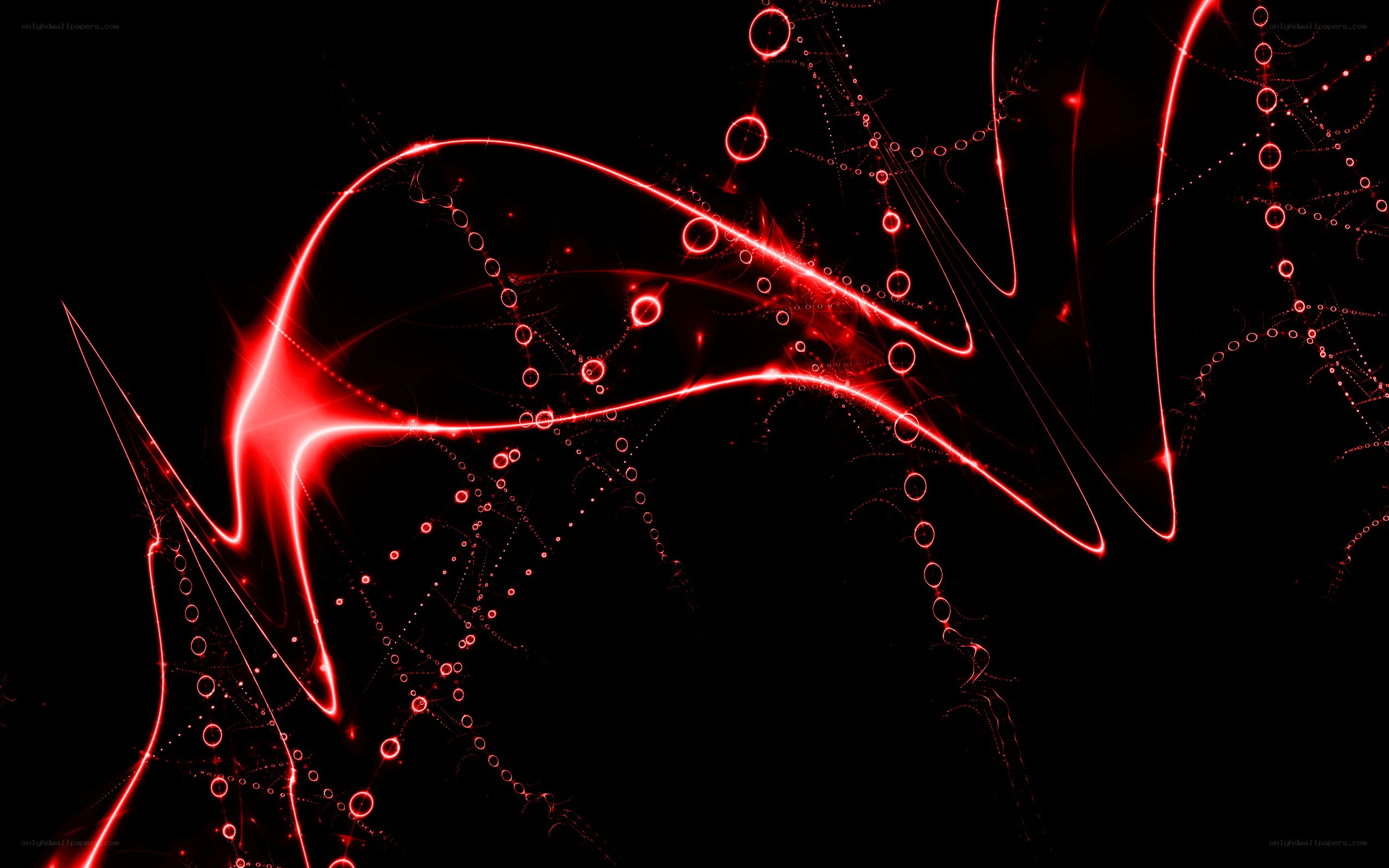 Red light fractal art
