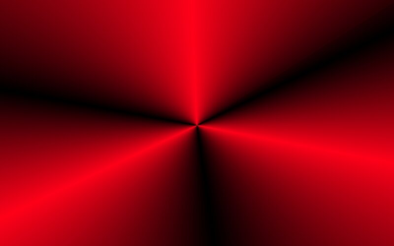 Red Light Rays from Center