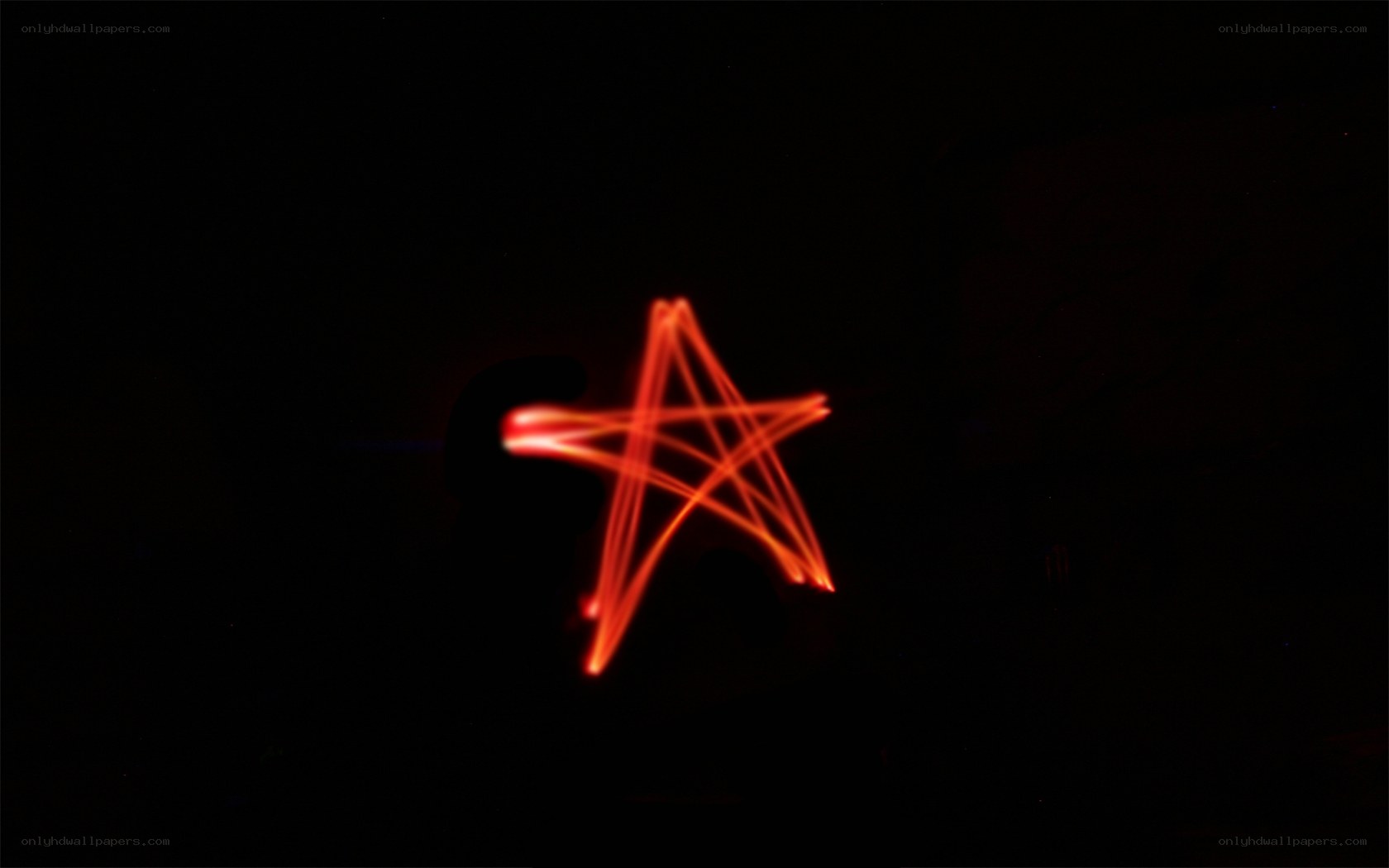 Red light star shape