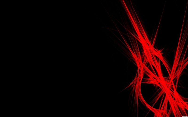 Red Light Streaks — Dramatic, Abstract, Black Background
