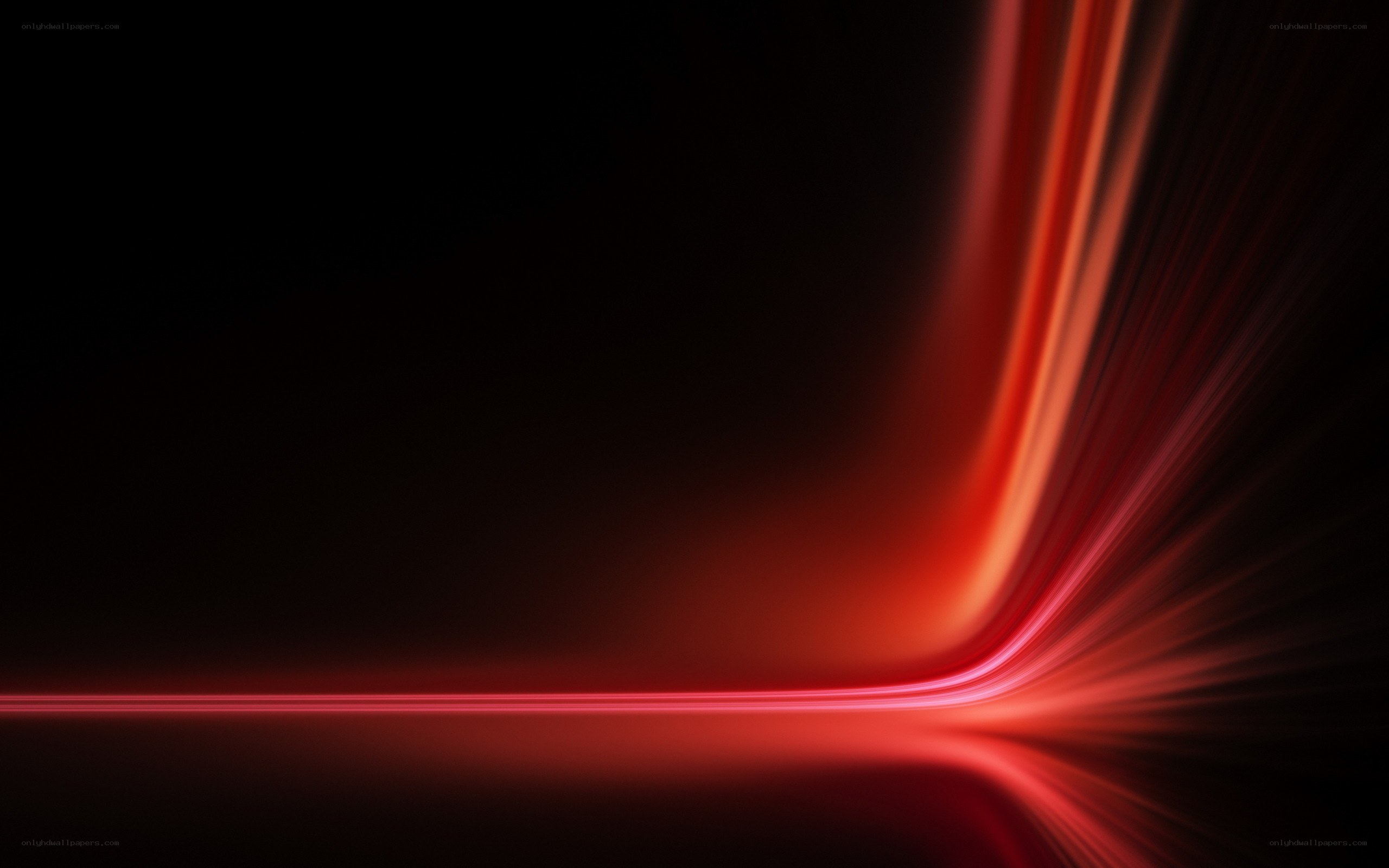 Red light streaks on black