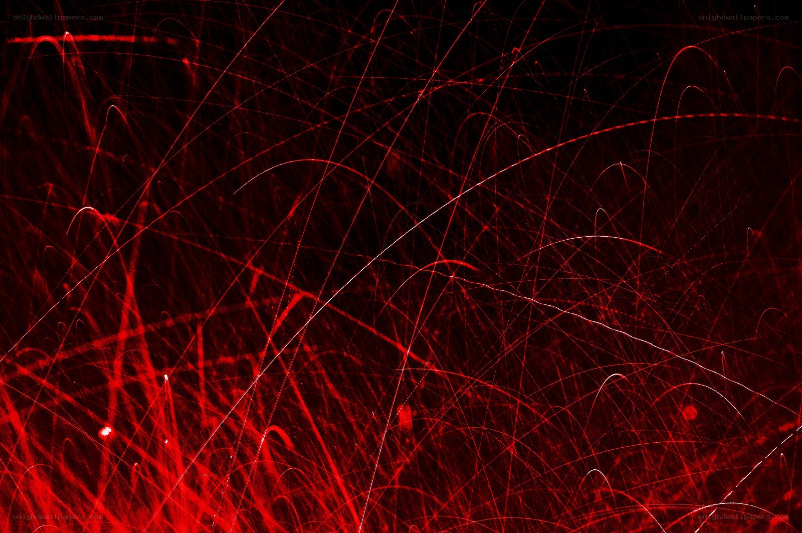 Red light streaks on black