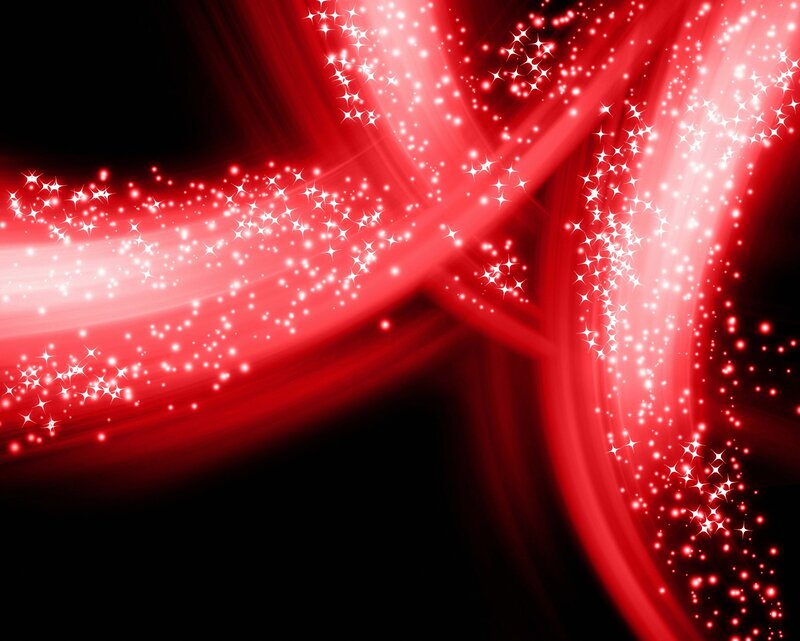 Red light streaks with sparkles
