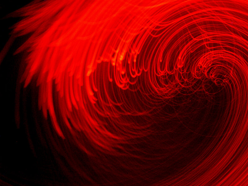 Red light swirl motion