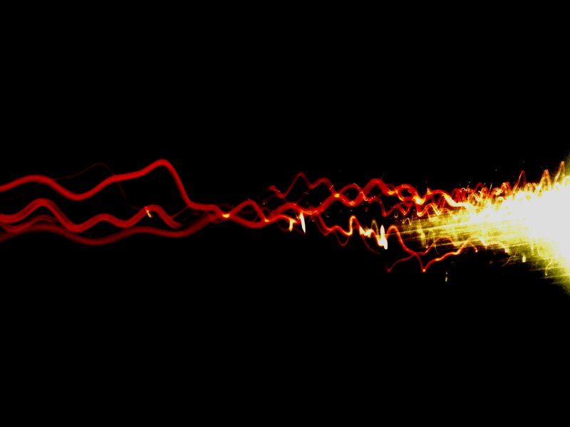 Red Light Trails — Dramatic