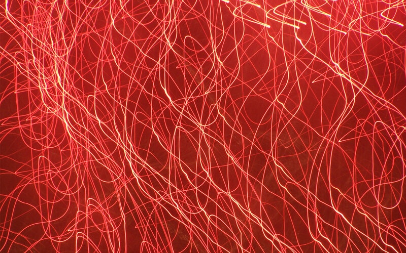 Red Light Trails — Dynamic, Abstract
