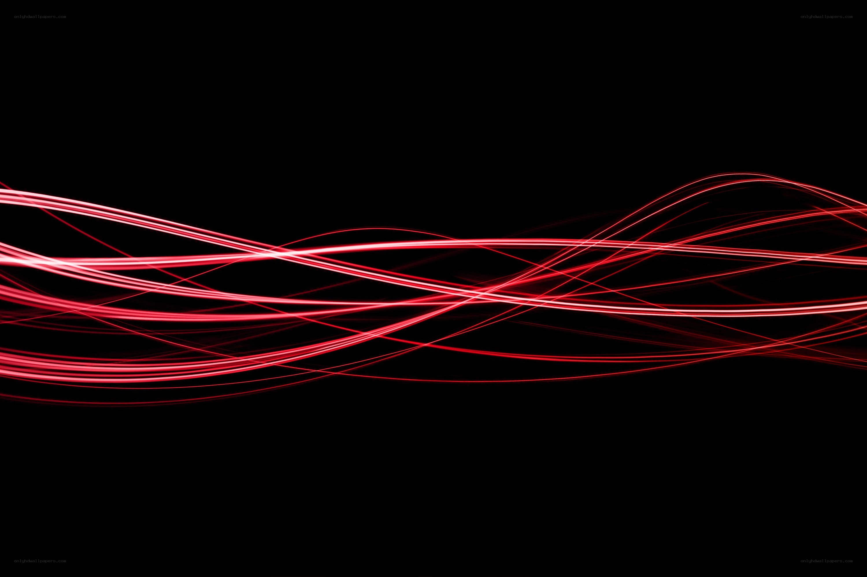 Red light trails on black