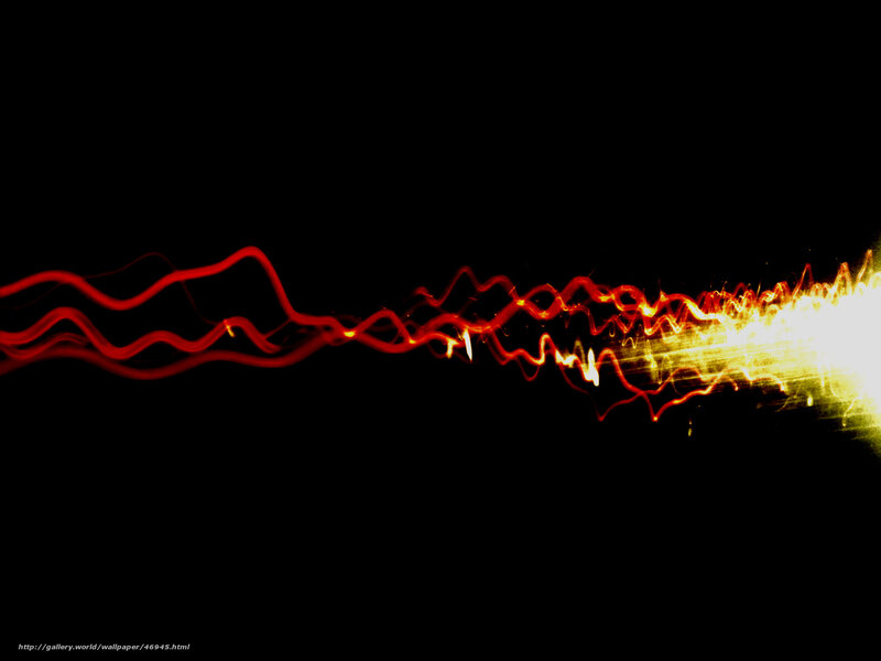 Red light trails on black