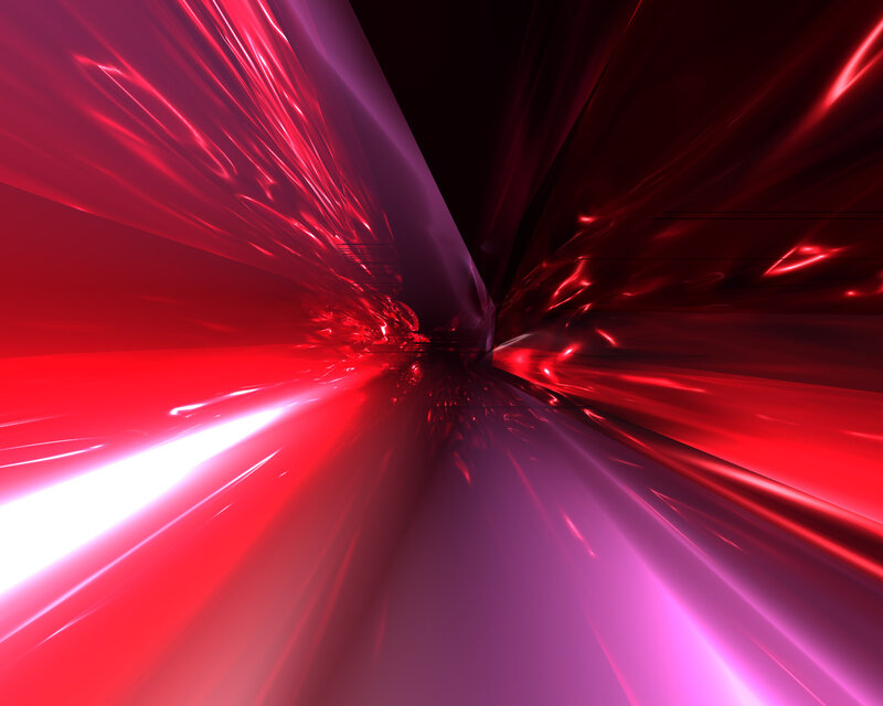 Red light tunnel animation