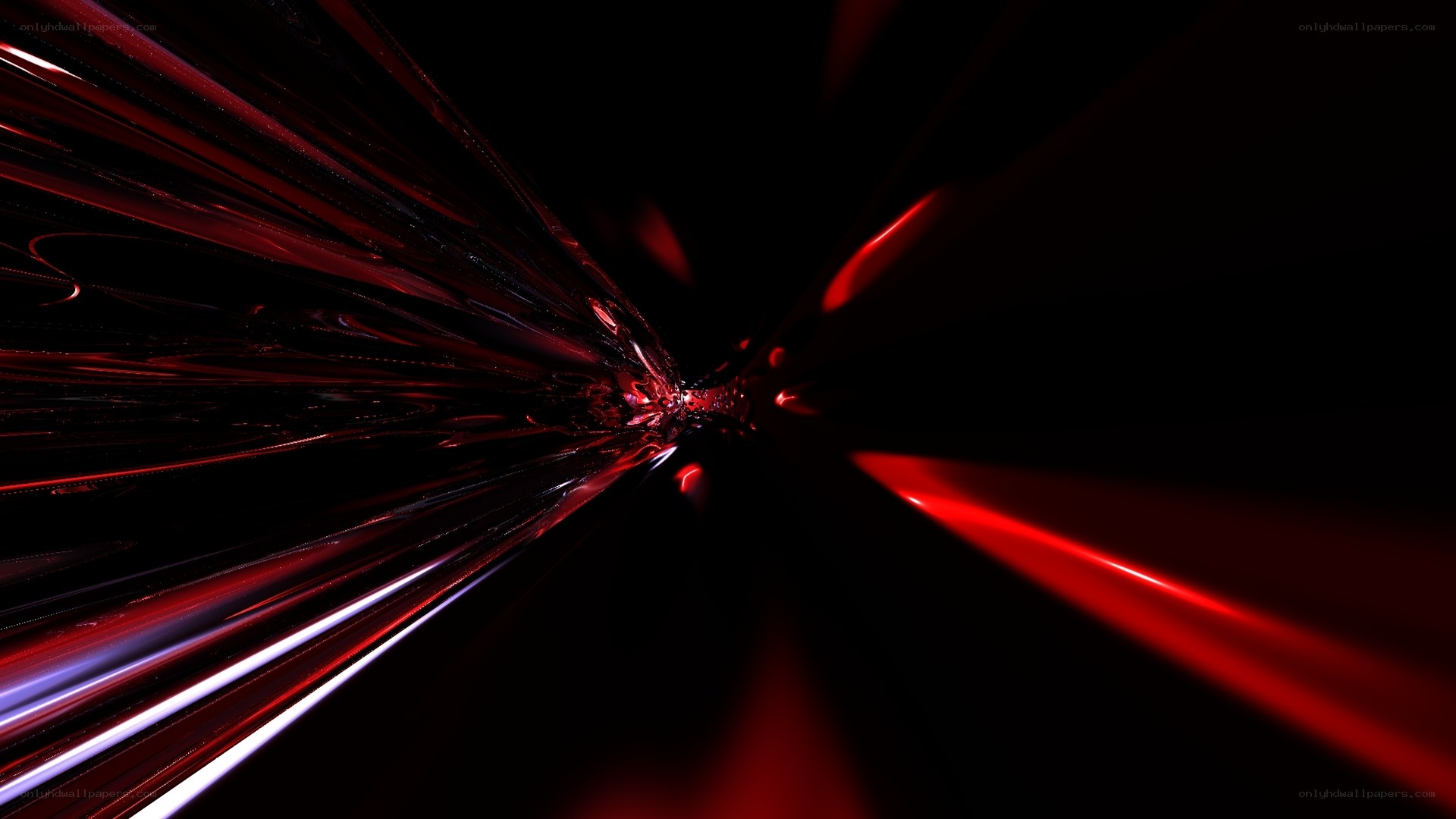 Red light tunnel animation