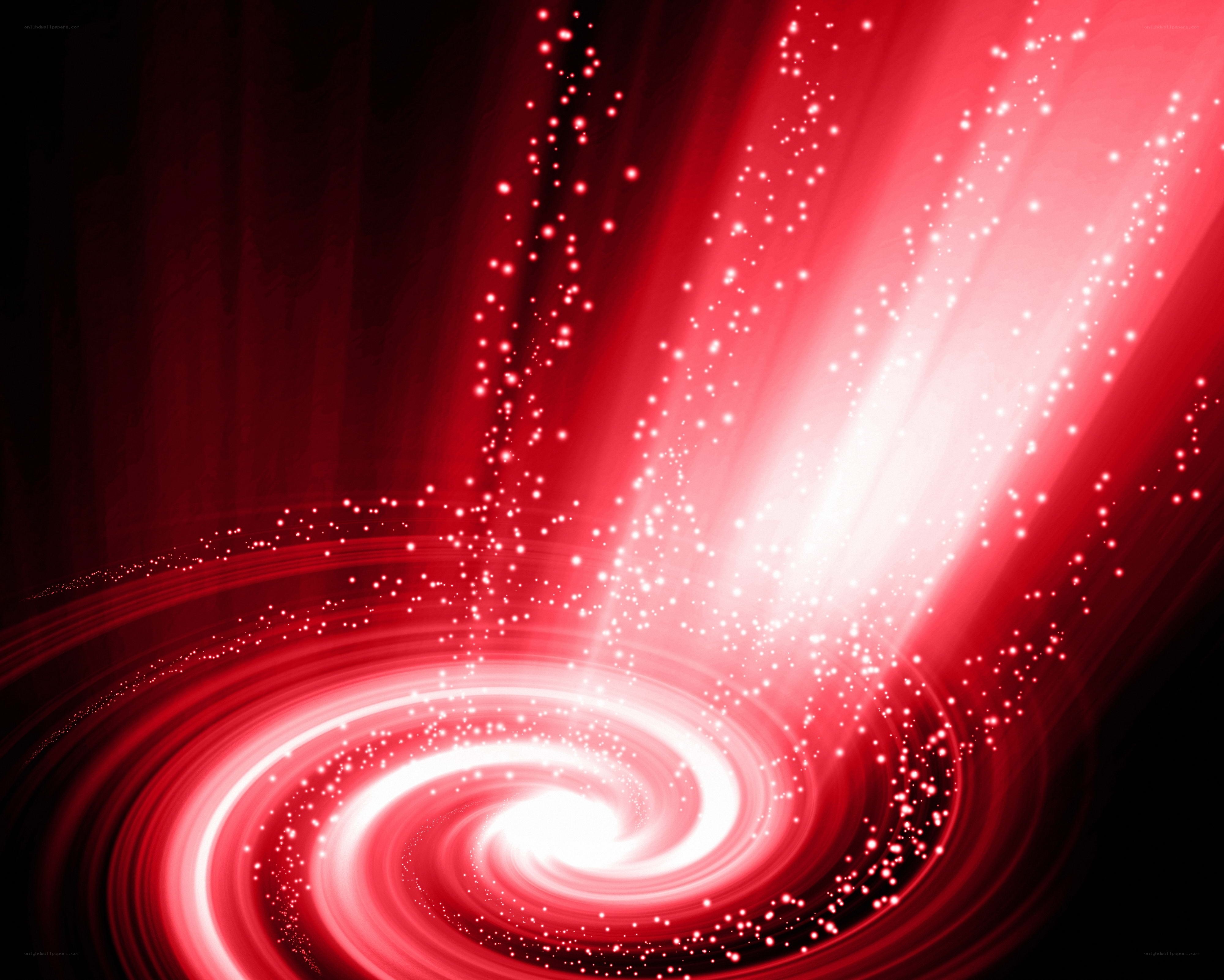 Red light vortex swirl