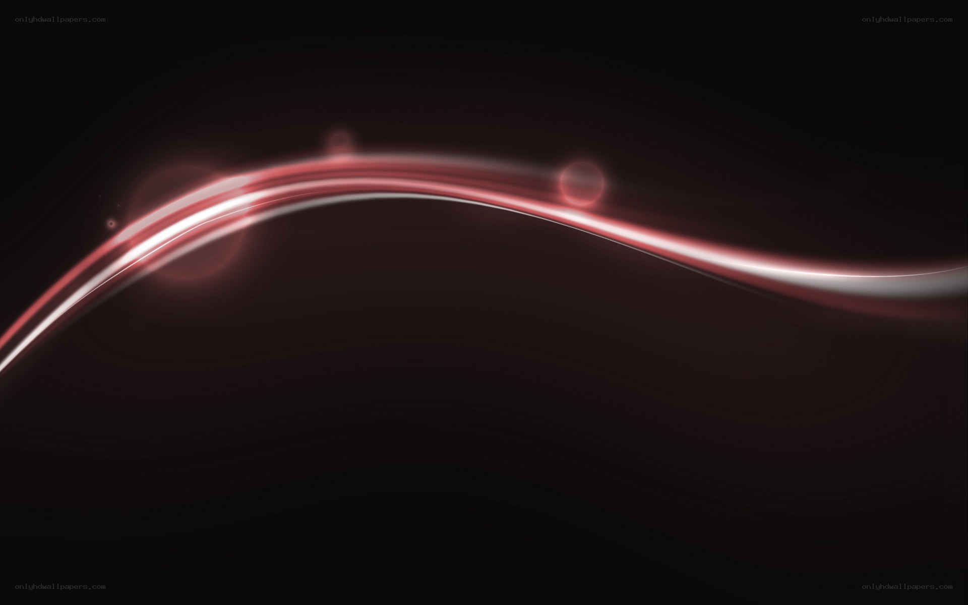 red light wave abstract