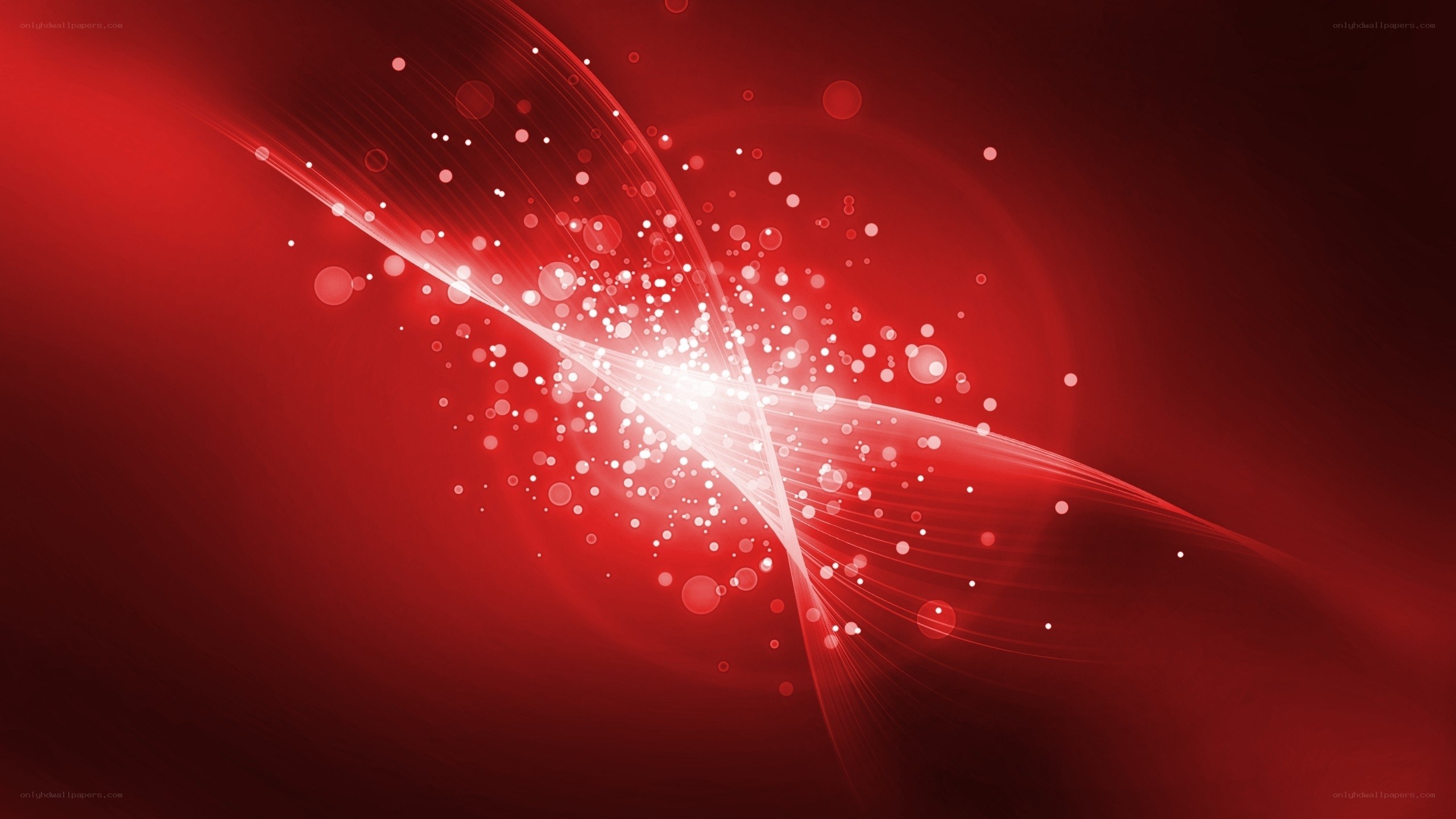 Red light wave abstract