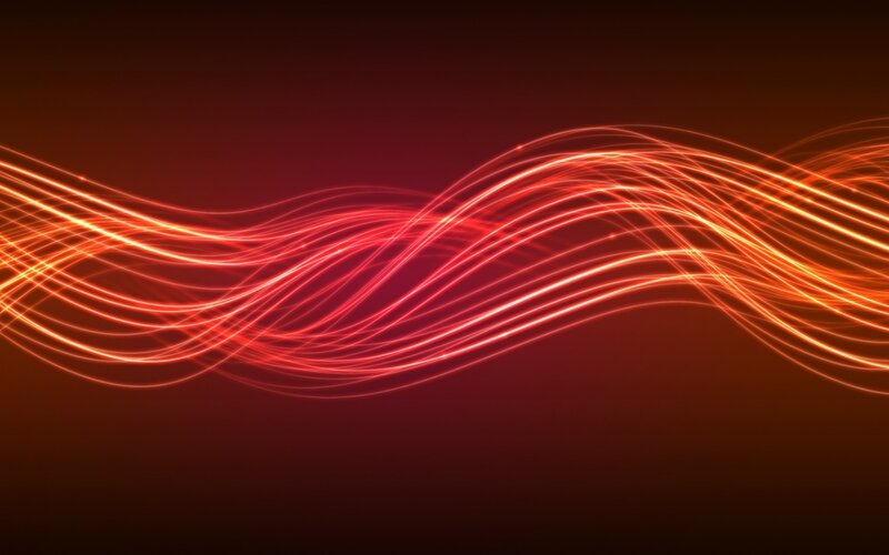 Red light waves motion