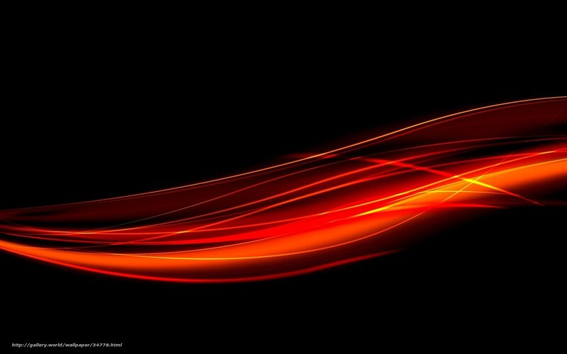 Red light waves on black