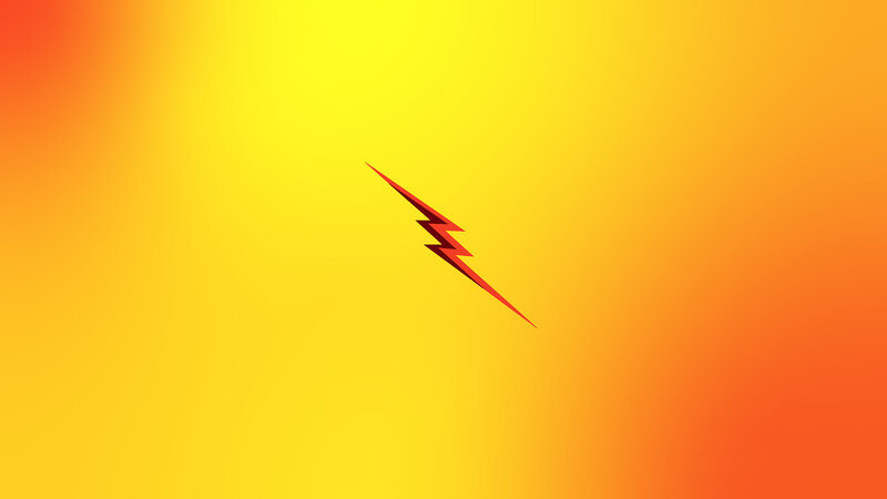 Red Lightning Bolt
